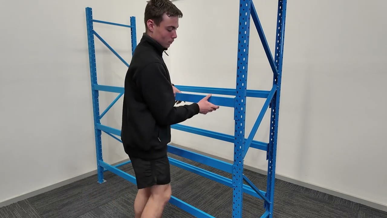 Black Long Span Shelving With Mesh 2000mm High x 600mm Deep video thumbnail
