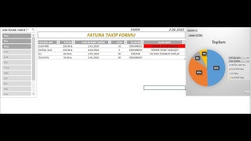 EXCEL DE FATURALARINIZI TAKIP EDİN