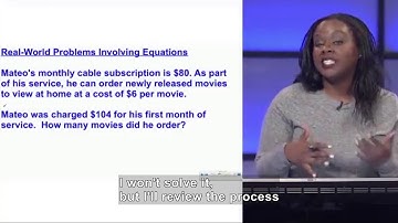 Welcome to Alg I: Solving Real-World Problems Involving Sys of Linear Equations (Accessible Preview)