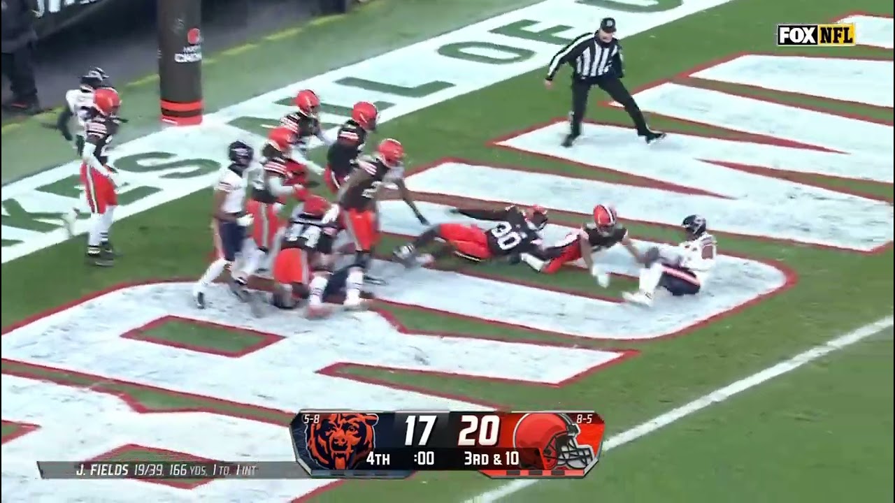 Darnell Mooney DROPS Game-Winning Hail Mary vs Browns 😱
