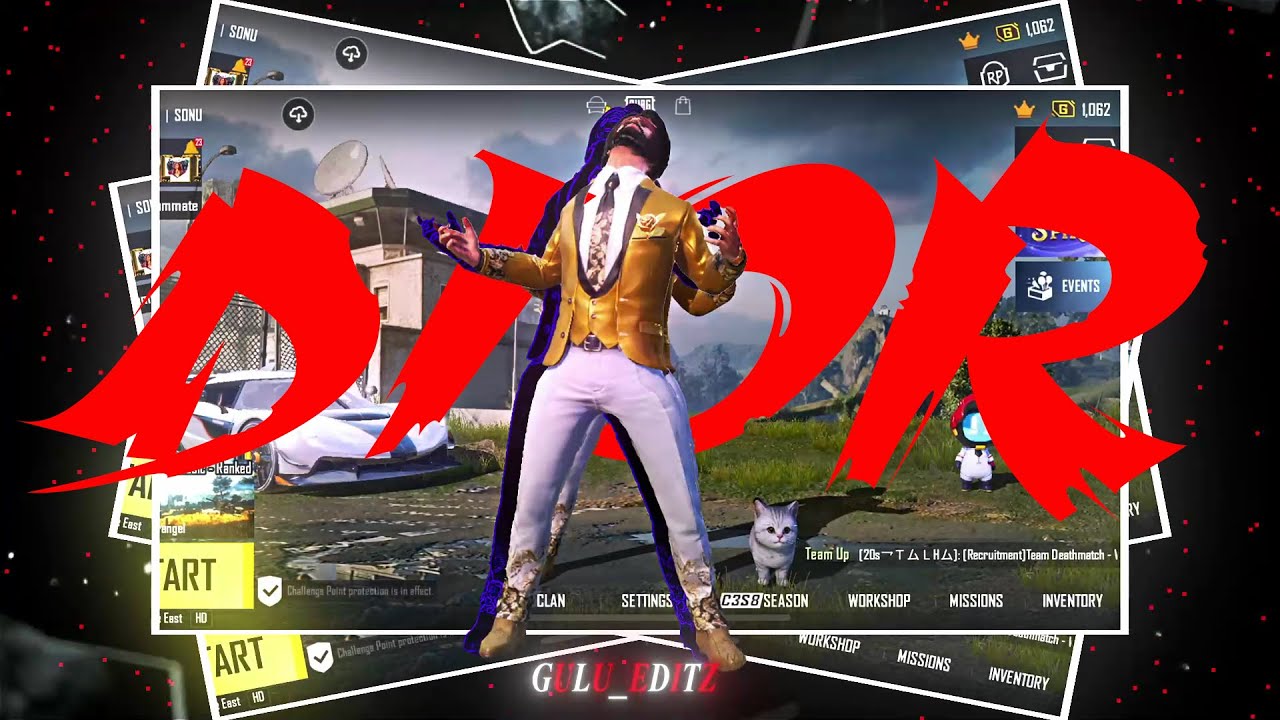 Shubh   Dior   PUBG BGMI LOBBY EDIT BY GULU EDITZ@SHUBHWORLDWIDE 3