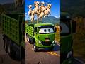 Roda Truk Babi Berputar 🚛 | Lagu Anak Animasi Lucu #shorts #laguanak