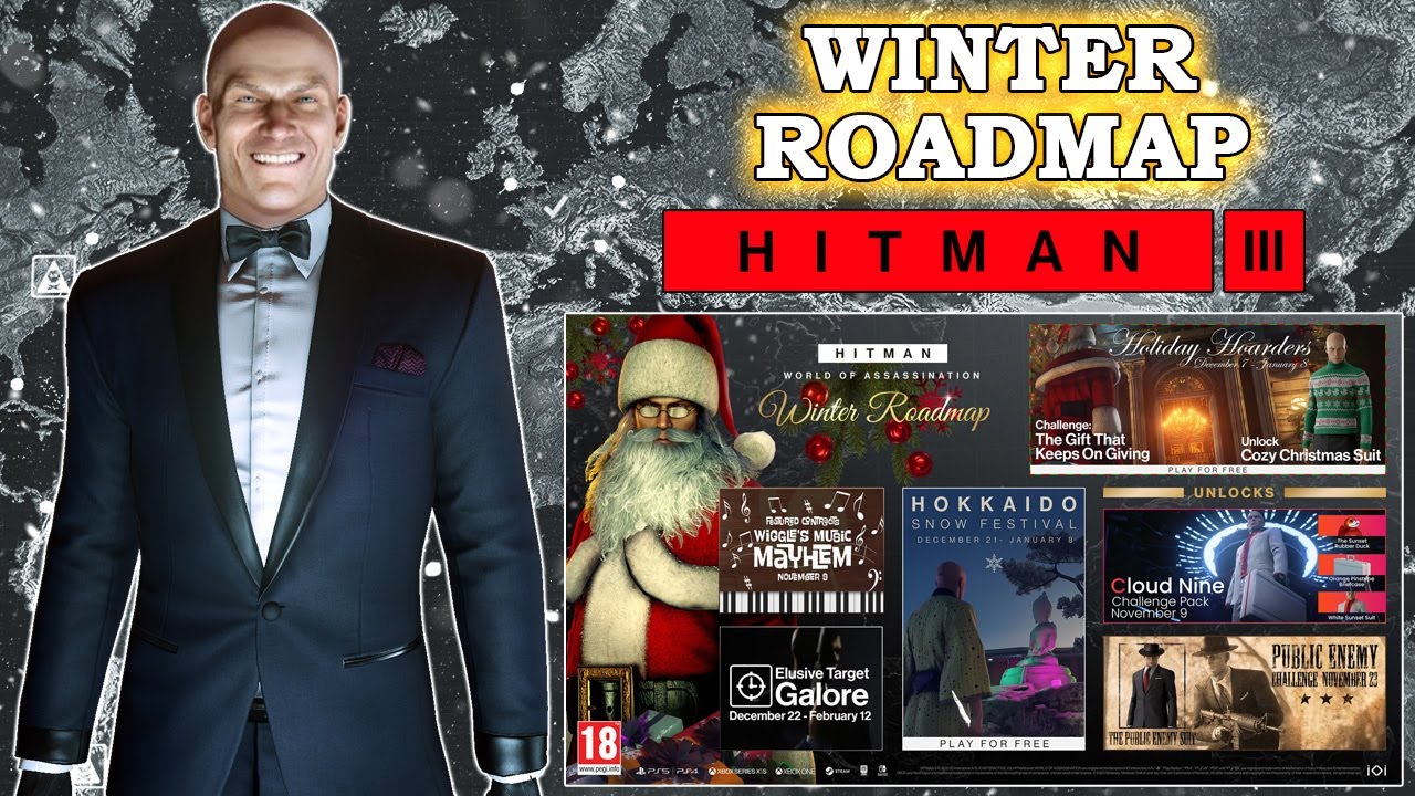 Winter Roadmap for HITMAN 3 brings the holiday hits into the new