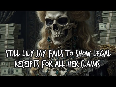 Still Lily Jay Fails to Show Legal Receipts For All Her Claims 