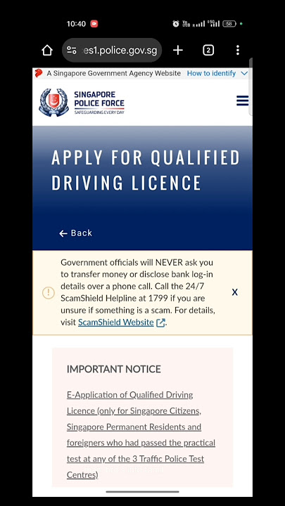 Singapore new driving licence apply in 2025 | class 3 QDL apply #trending #viral