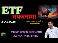 अभी कौनसे ETF में दांव लगाना सही?🔥| FII-DII Index Position का बड़ा खुलासा |ETF Swing &amp; Delivery View