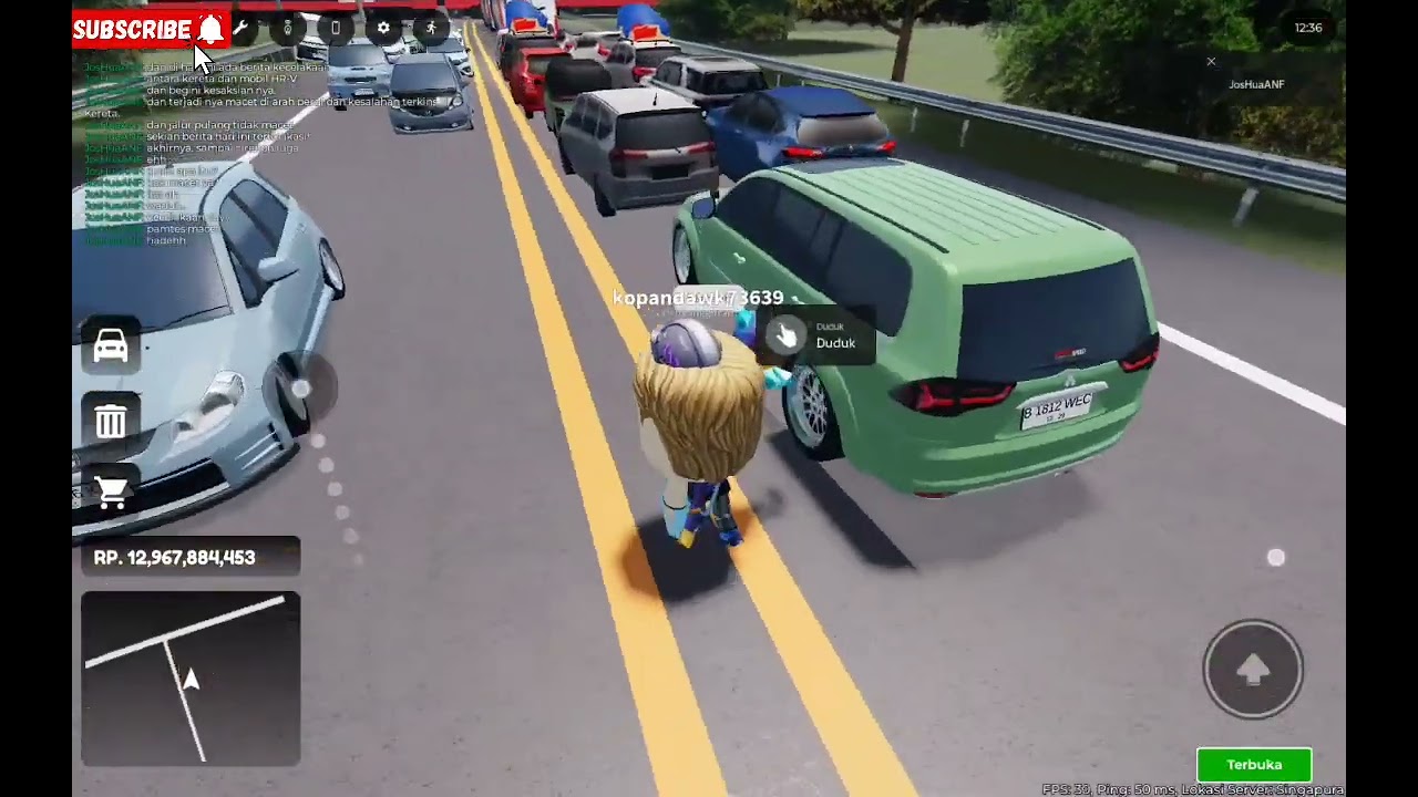 Adu Banteng! | REC🔴 Detik² kecelakaan kereta dan mobil | Roblox Car Driving Indonesia