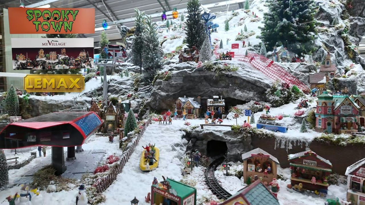 Мир LEMAX в садовом центре Trowell — рождественская выставка и городок ужасов
