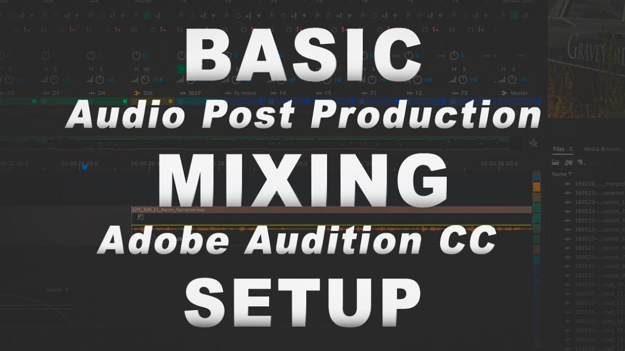 AUDIO POST PRODUCTION FOR FILM/TV: A Look At A Basic Mixing Setup in ...