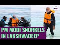 Snorkelling, Walks On The Beach: A Glimpse Into PM Modi&#39;s Beachy Adventure In Lakshwadeep