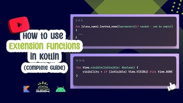 How to use Extension Functions in Kotlin