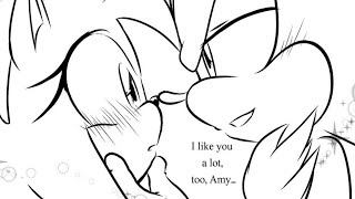 Shadow Kisses Amy (Comic Dub)