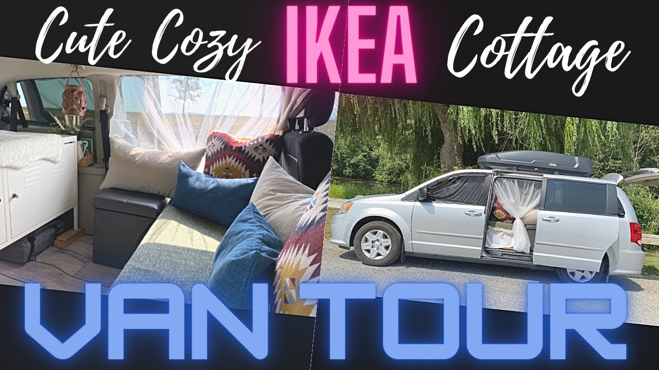 #VANIFE | Милый и уютный домик IKEA в минивэне | Полный тур на минивэне | Dodge Grand Caravan