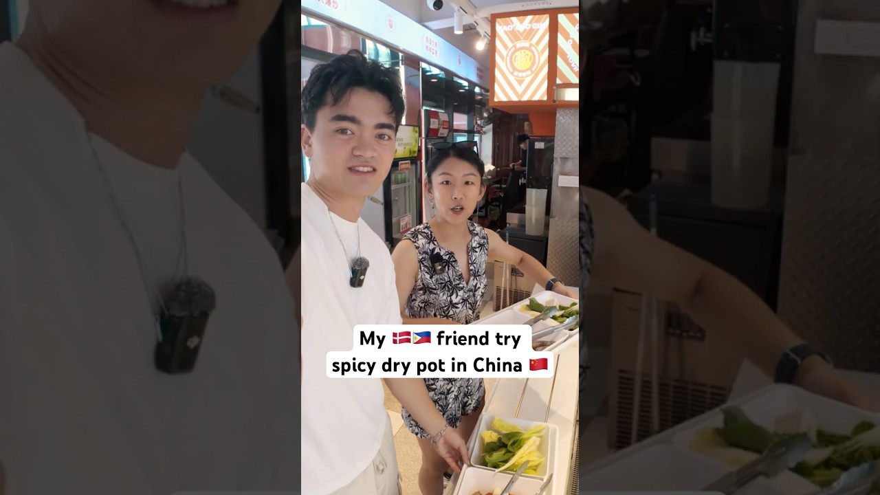 Spicy hot pot challenge with my 🇩🇰🇵🇭 friend?  (Ep.37 of 100 real Chinese food)