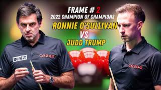 Ronnie O'Sullivan vs Judd Trump | Evening Session | highlights | 2022 | Frame 2 |