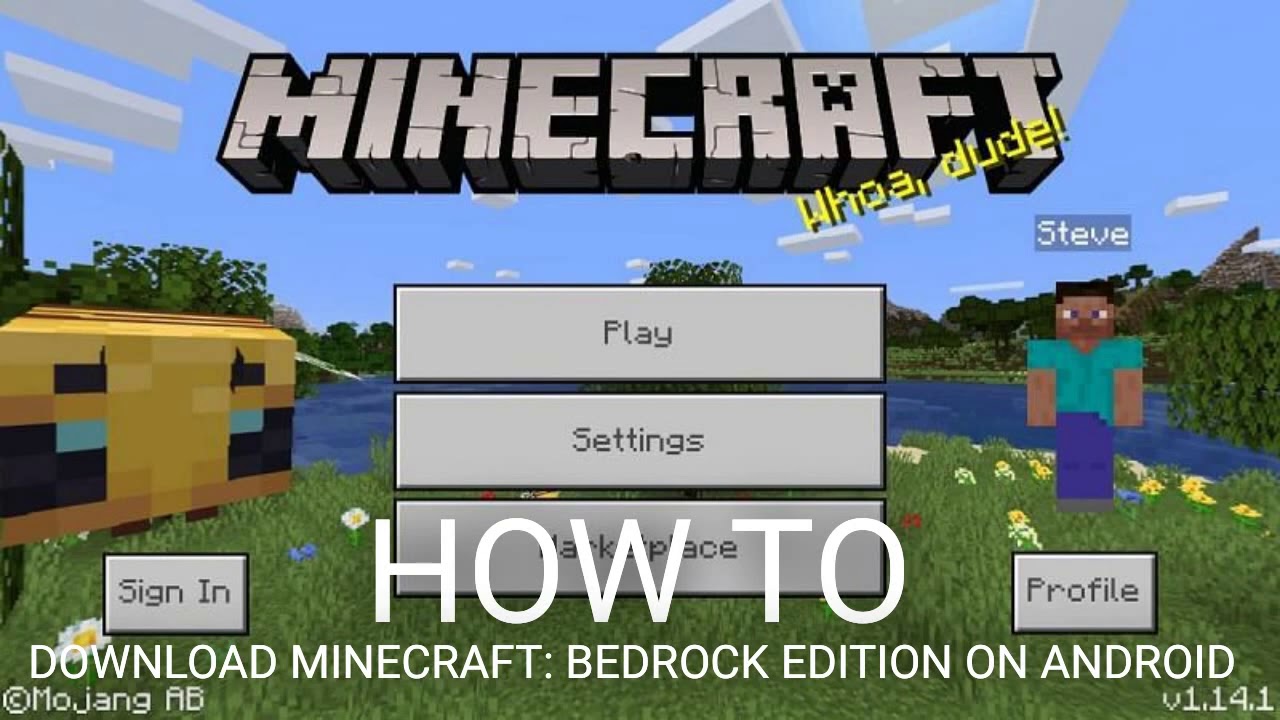 How to download Minecraft: Bedrock Edition on Android - YouTube