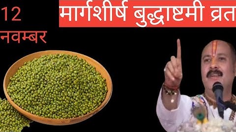 12 नवंबर मार्गशीर्ष बुधाष्टमी व्रत के दिन 7 हरे मूंग वाला उपाय जरुर करे || Pradeep Ji Mishra 🙏