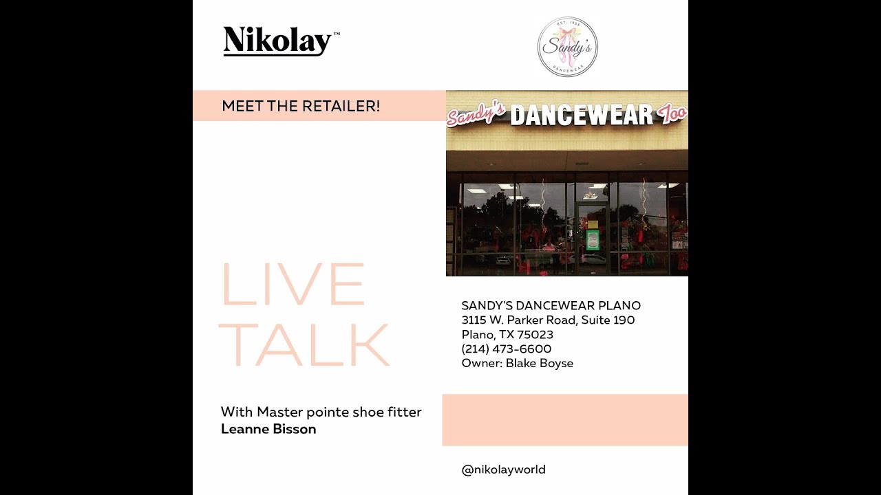 Meet The Nikolay Retailer Episode 28 Sandy's Dancewear Plano YouTube