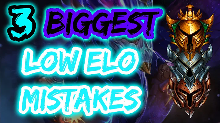 3 Common Low Elo Mistakes THAT ARE STOPPING YOU FROM CLIMBING | League of Legends Season 10