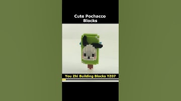 Ice Cream - Pochacco YZ07 Mini Blocks Preview #lego #brick #miniblock #nanoblock #block