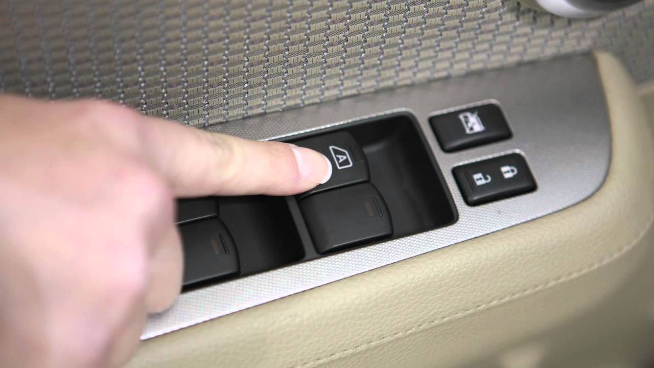 2012 NISSAN Versa Hatchback Power Windows YouTube
