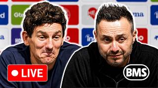 🔴 LIVE | Roberto De Zerbi and Keith Andrews | Brentford 3-0 Tottenham | Premier League