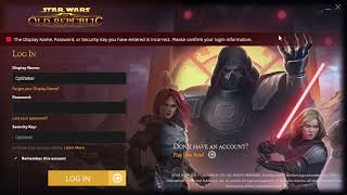 SWTOR - Erro de login no Brasil? Pode ser isso! | Star Wars: The Old Republic | 2026