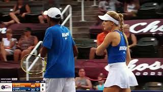 Kim Clijsters/Jack Sock vs Eugenie Bouchard/Rajeev Ram - WTT 2020 - Highlights screenshot 3