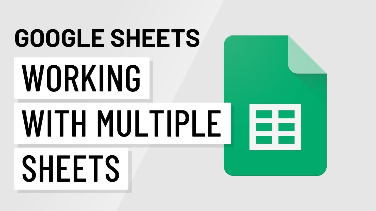 ⁣Google Sheets: Working with Multiple Sheets