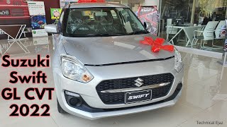 New Suzuki Swift GL CVT 2022 Model Full Depth Overview | Price In Pakistan | #SuzukiSwift2022