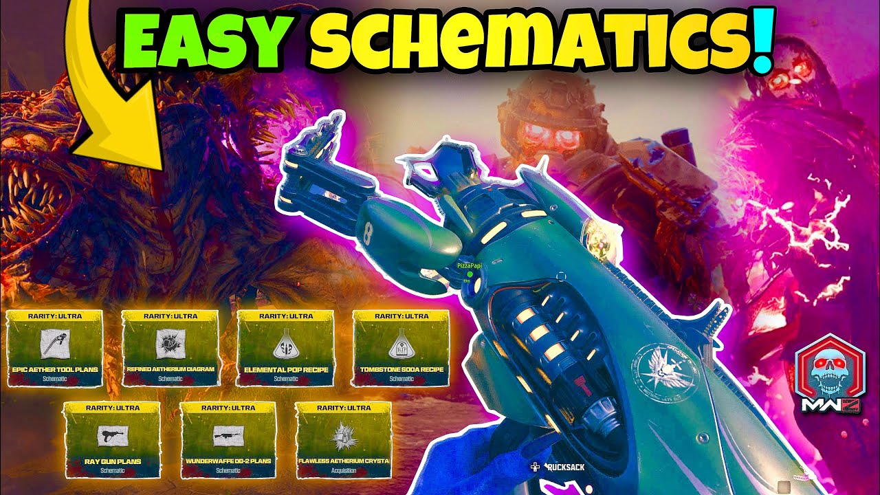 THIS Makes Unlocking RARE SCHEMATICS EASY In MW3 Zombies! - YouTube