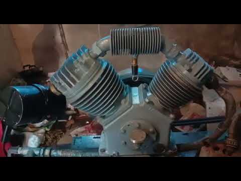 Second Hand Air Compressor Running Video For Sale - 7.5hp Three Phase - ELGI Used Compressor