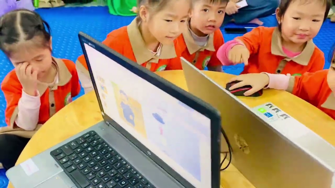 Tiết toán: Nhận biết trên dưới, trước sau của đối tượng khác. Trường mầm non Toàn Thắng- Gia Phúc