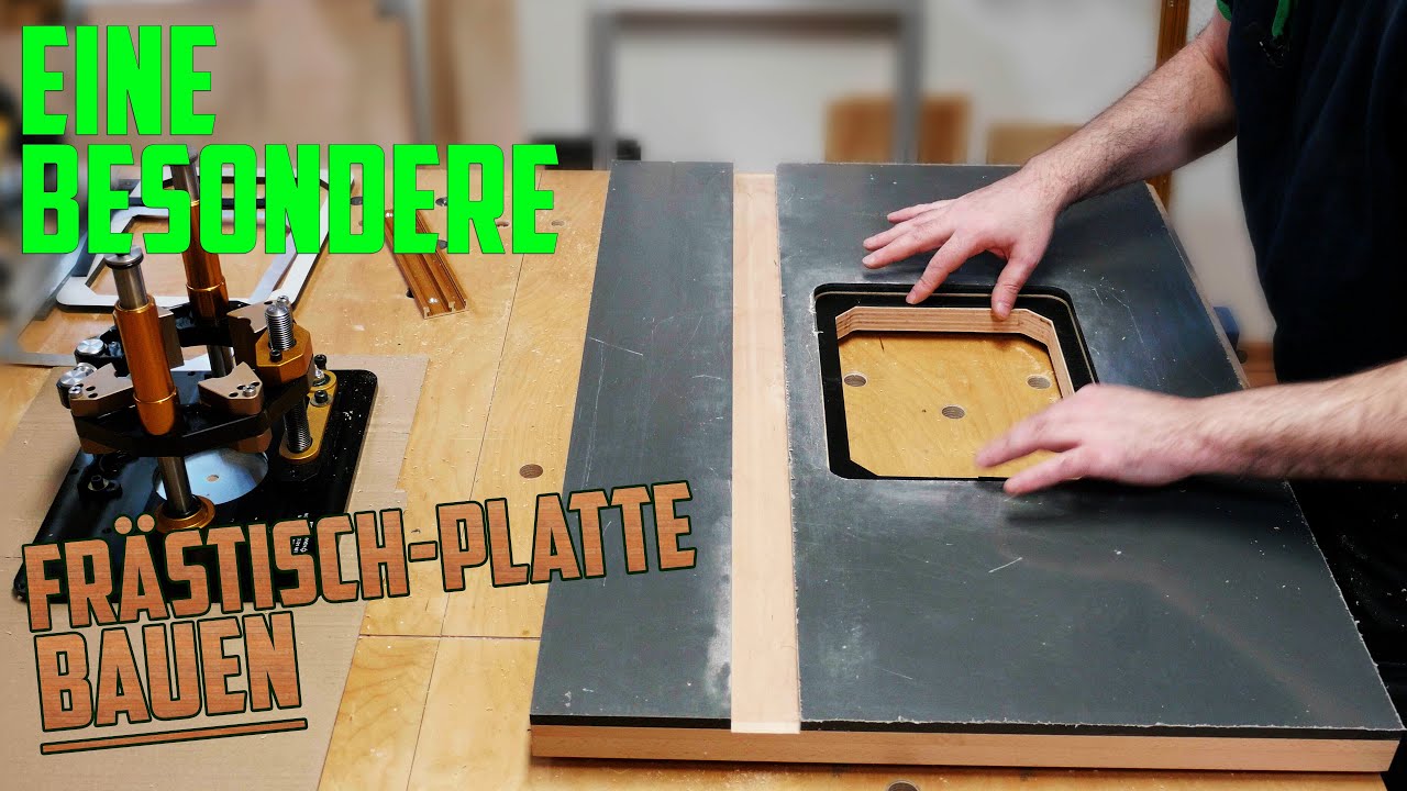 Frästischplatte selber bauen – Robust, kratzfest und PERFEKT für deinen Frästisch! | ⭐ VITO