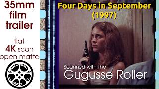 Four Days in September (1997) 35mm film trailer, flat open matte, 4K *CROPPED, *PARTIAL