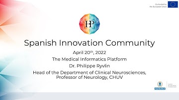 The Medical Informatics Platform, by Dr. Philippe Ryvlin