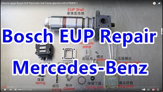 How to repair Bosch EUP Electronic Unit Pump Injectors 0414799005 ?