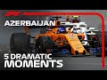 Top 5 dramatic moments  azerbaijan grand prix