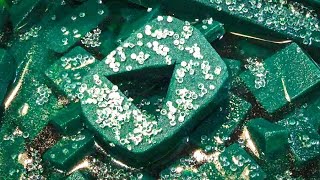 Floral Foam With Fake Diamonds! Clear Soaked Floral Foam Crushing ASMR! screenshot 3