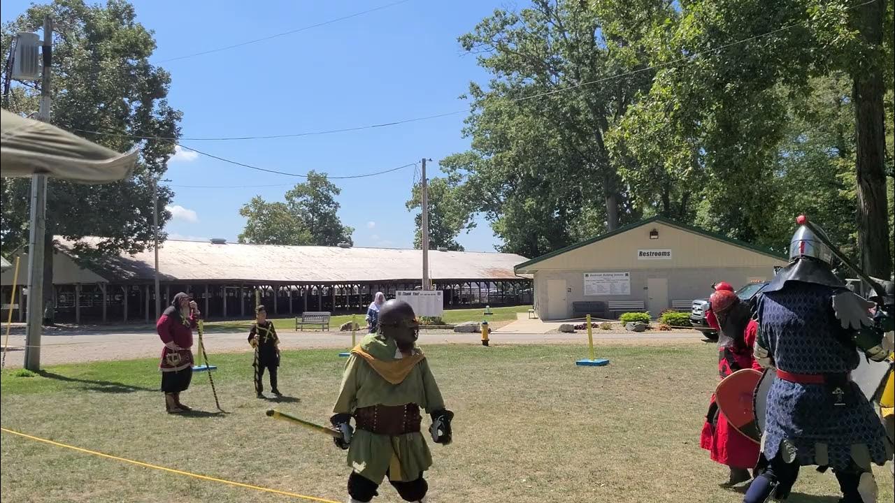 Mounted War Games Midrealm 3 Man Tourney Fight A YouTube