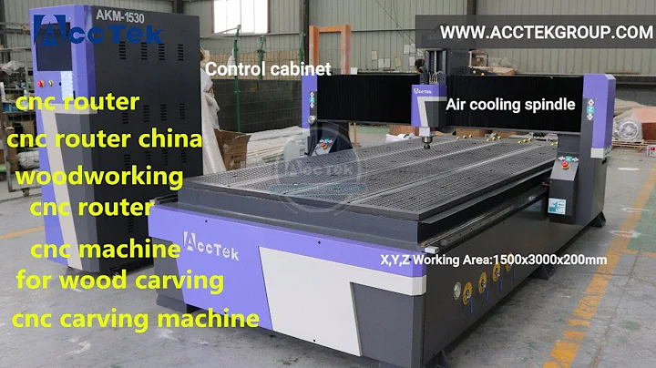 AKM1530 3 axis woodworking cnc machine