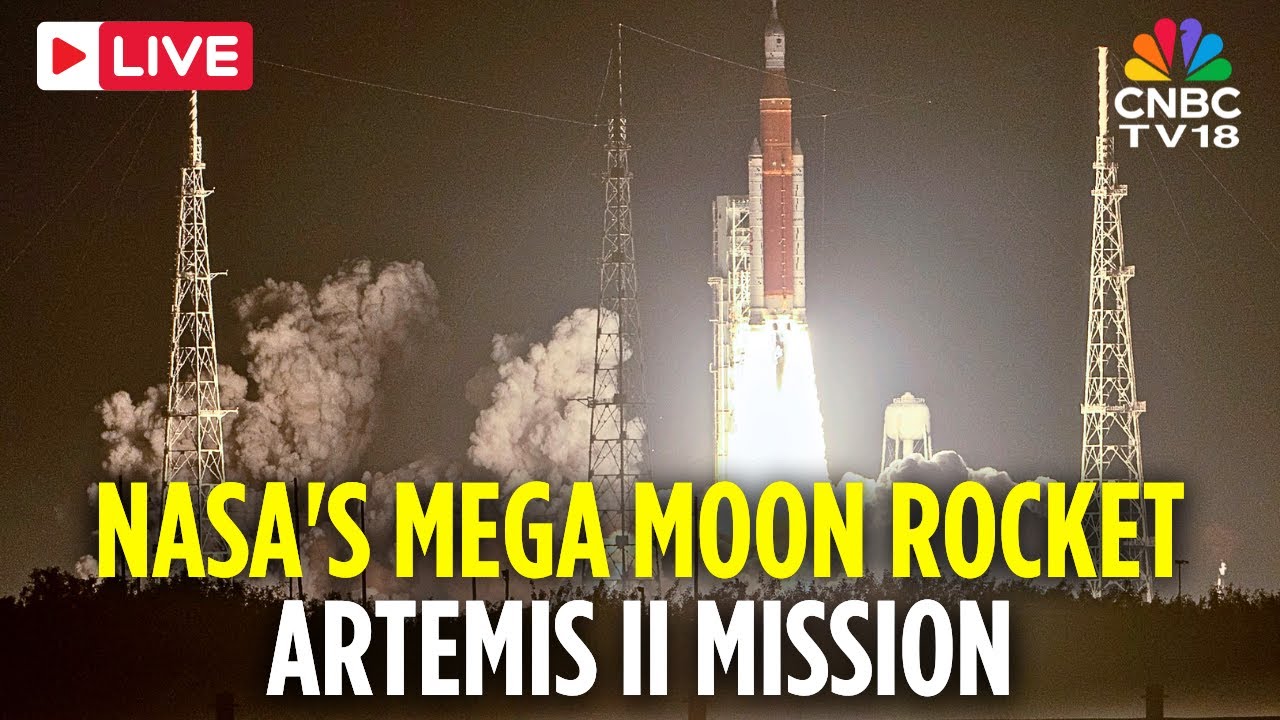 NASA Artemis II LIVE: NASA Rolls out Mega Moon Rocket Artemis II ...