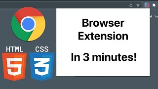 Make a Custom Browser Extension in 3 minutes (2022) screenshot 5