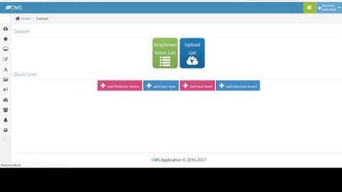 How to upload files in CMS system
