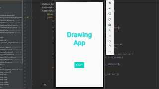 Draw app Project. Android Studio. Java
