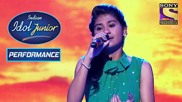 Nithyashree Gives An Emotional Performance On 'Luka Chuppi' | Indian Idol Junior 2