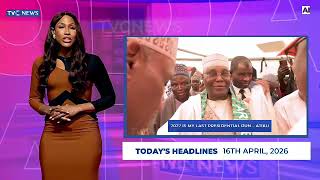 TVC News AI English Headline News | 16th April, 2026