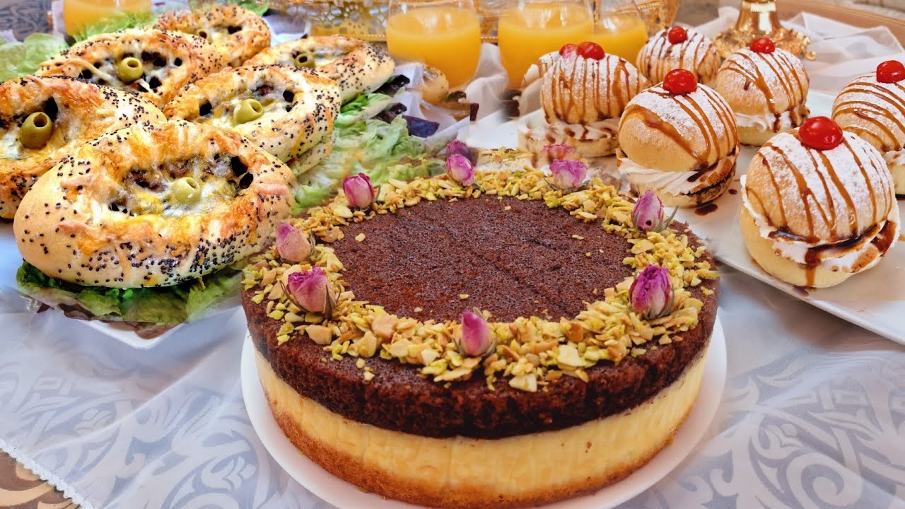 ماتخليش الحرارة تغلبك😉وجدي كوتي ساهل ماهل👌جديد البسبوسة بوجهين ومداقين😋بريوش مالح وحلو بنفس العجين💃