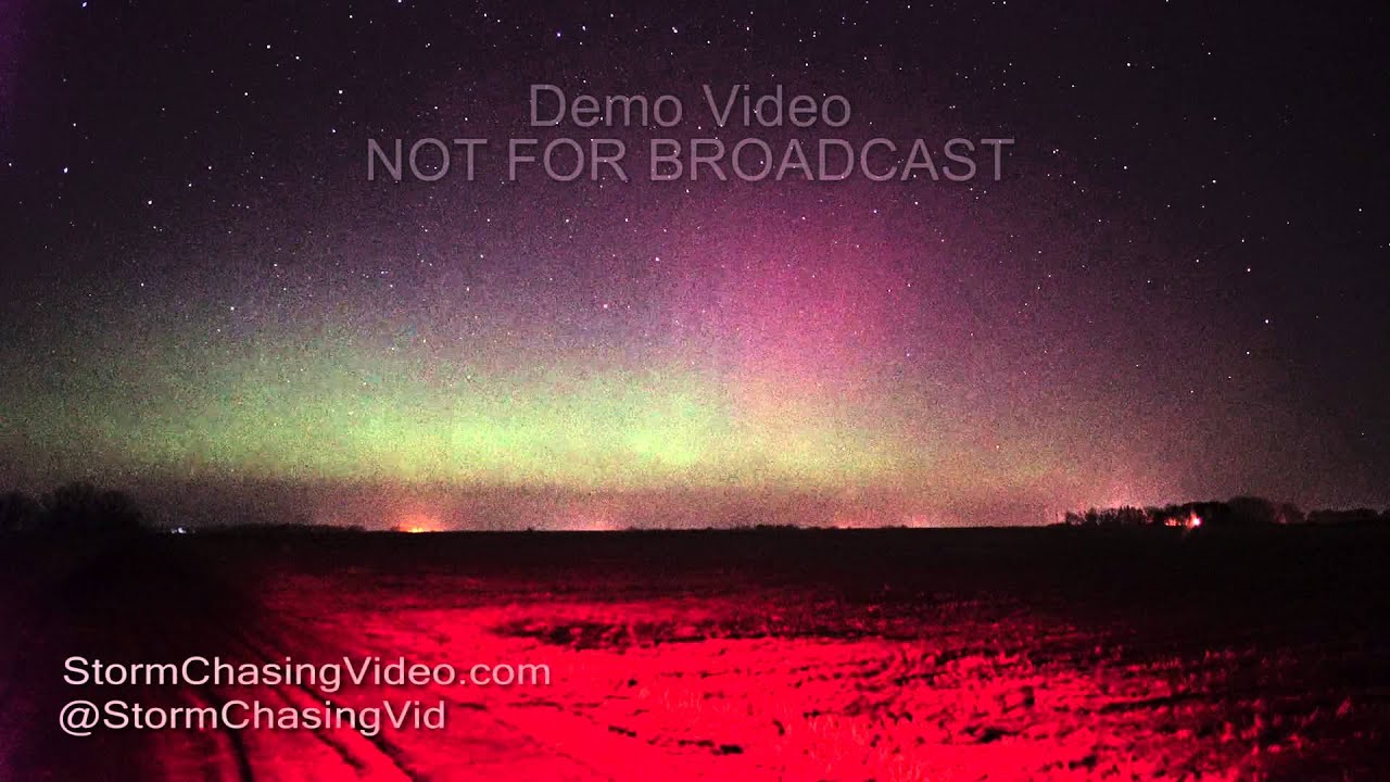 Aurora Borealis - Northern Lights return to central Minnesota. 3/6/2016