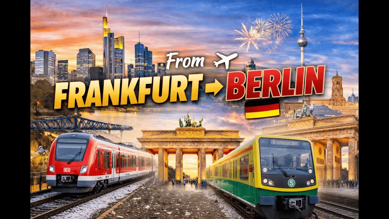 Frankfurt ➝ Berlin 🚆 | Local Trains, Real Germany Experience 